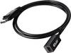 club3D DisplayPort / Mini-DisplayPort kabelový adaptér Konektor DisplayPort, Zásuvka Mini DisplayPort 1.00 m černá CAC-1120 Kabel DisplayPort