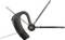 Bluetooth headset s mikrofonním ramenem, který lze nastavit do několika poloh pro optimální přizpůsobení uchu.