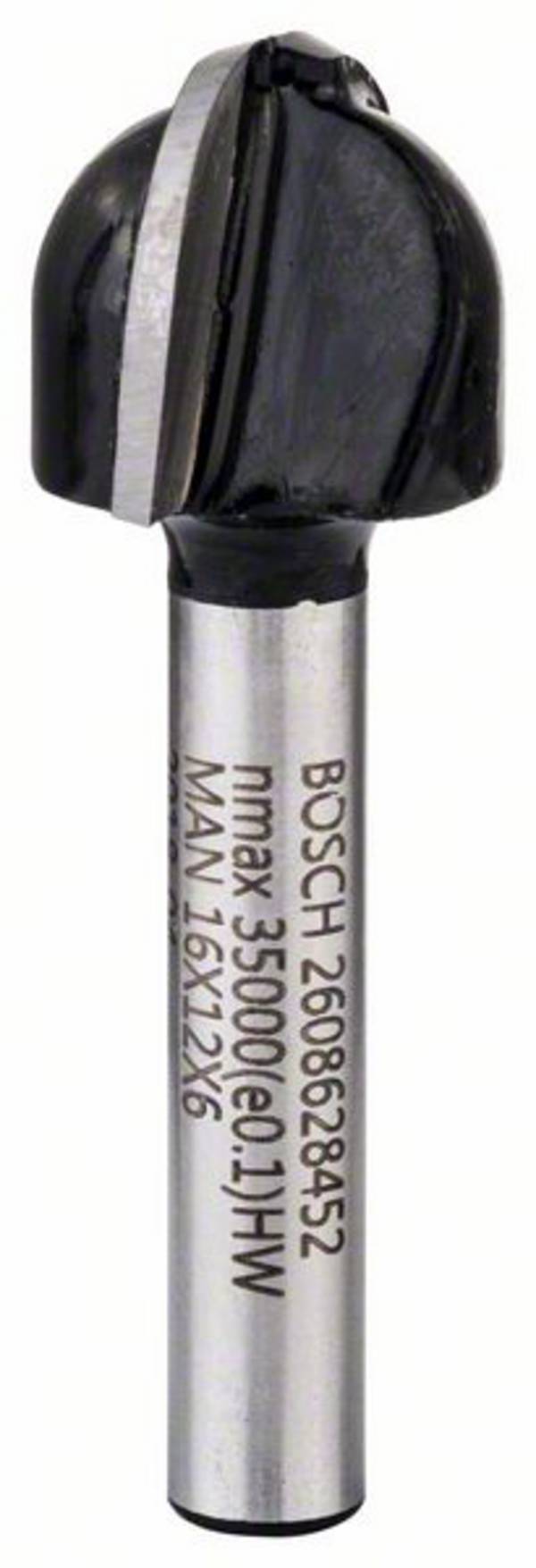 Bosch Accessories 2608628452 dlabací fréza, tvrdokov, Délka 45 mm, Vnější Ø 15.9 mm, Pracovní délka 9.50 mm, Ø hřídele 6 mm