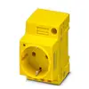 Phoenix Contact zásuvka EO-CF/PT/LED/YE žlutá 250 V/AC (d x š x v) 60 x 45 x 75 mm 5 ks