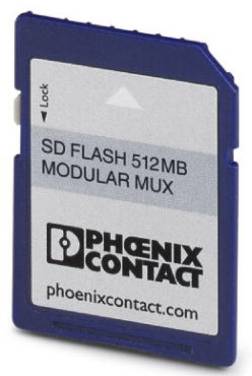 Phoenix Contact 2701872 SD FLASH 512MB MODULAR MUX paměťový modul pro PLC 3.3 V/DC