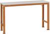 Manuflex AU8001.2001 Pracovní Přístavný stůl univerzální speciální s Melaminplatte, Šxhxv = 1000 x 600 x 722-1022 mm červenooranžová (RAL 2001)