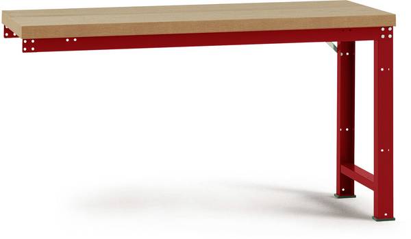Manuflex WP4004.3003 vestavný modul pracovního stolu (š x v x h) 1250 x 840 x 700 mm rubínově červená