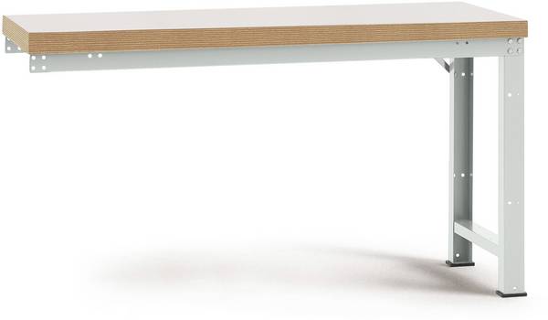 Manuflex WP4039.7035 vestavný modul pracovního stolu (š x v x h) 2000 x 840 x 700 mm šedobílá (RAL 7035)