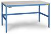 Manuflex LC3903.5012 ESD ESD pracovní stůl CANTOLAB speciální s kaučuk, Šxhxv = 1200 x 800 x 752-952 mm světle modrá (RAL 5012)