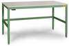 Manuflex LC3903.6011 ESD ESD pracovní stůl CANTOLAB speciální s kaučuk, Šxhxv = 1200 x 800 x 752-952 mm rezedově zelená (RAL 6011)