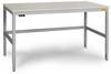 Manuflex LC3903.9006 ESD ESD pracovní stůl CANTOLAB speciální s kaučuk, Šxhxv = 1200 x 800 x 752-952 mm hliníkově stříbrná