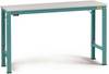 Manuflex LU7003.5021 ESD ESD pracovní stůl univerzální speciální základní stůl s kaučuk, Šxhxv = 1000 x 600 x 722-1022 mm vodní modrá