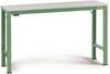 Manuflex LU7003.6011 ESD ESD pracovní stůl univerzální speciální základní stůl s kaučuk, Šxhxv = 1000 x 600 x 722-1022 mm rezedově zelená (RAL 6011)