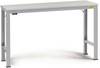 Manuflex LU7003.9006 ESD ESD pracovní stůl univerzální speciální základní stůl s kaučuk, Šxhxv = 1000 x 600 x 722-1022 mm hliníkově stříbrná