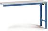 Manuflex LU8003.5007 ESD ESD pracovní stůl univerzální speciální Přístavný stůl s kaučuk, Šxhxv = 1000 x 600 x 722-1022 mm brilantní modrá (RAL 5007)