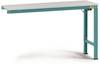 Manuflex LU8003.5021 ESD ESD pracovní stůl univerzální speciální Přístavný stůl s kaučuk, Šxhxv = 1000 x 600 x 722-1022 mm vodní modrá