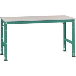 Manuflex AU4027.0001 Pracovní základní stolní Univerzální standardní s plastové desky, Šxhxv = 1250 x600x760-870 mm