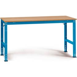 Manuflex AU4105.5012 Pracovní základní stolní Univerzální standardní s multiplex deska, Šxhxv = 1750 x 1200 x 760-870 mm