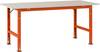 Manuflex AS0011.2001 Stolní sada PACK BAZÉNU s Melaminplatte, Šxhxv = 1500 x 800 x 760-870 mm červenooranžová (RAL 2001)