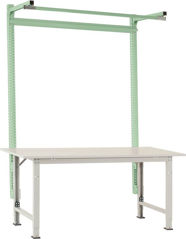 Manuflex AS1621.6011  Portál konstrukce s výložným v rezedově zelená RAL 6011, pro PACK BAZÉNU standard s šířkou od 2000 mm
