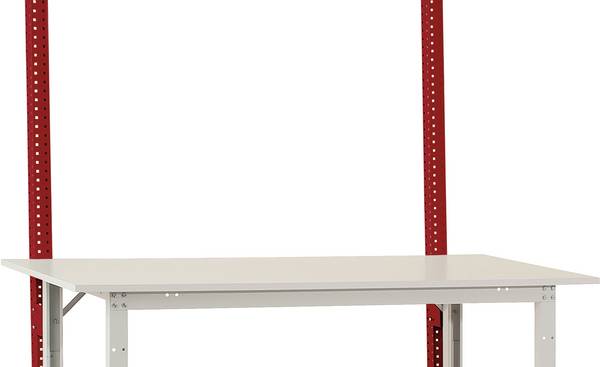 Manuflex AS1663.3003  Konstrukce sloupky v rubínově červená RAL 3003 pro všechny PACK BAZÉNU speciální sada stoly, Nutzhohe 600 mm
