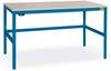 Manuflex LC1903.5007 ESD ESD pracovní stůl CANTOLAB s kaučuk, Šxhxv = 1200 x 800 x 762-788 mm brilantní modrá (RAL 5007)