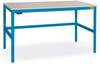 Manuflex LC1903.5012 ESD ESD pracovní stůl CANTOLAB s kaučuk, Šxhxv = 1200 x 800 x 762-788 mm světle modrá (RAL 5012)