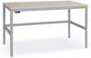 Manuflex LC1903.9006 ESD ESD pracovní stůl CANTOLAB s kaučuk, Šxhxv = 1200 x 800 x 762-788 mm hliníkově stříbrná