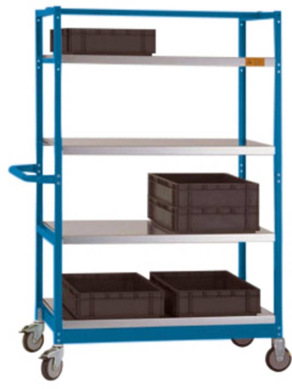 Manuflex  LV3132.5007  LV3132.5007  ESD  patrový vozík  regulátor  ocelový plech  práškově lakováno    brilantní modrá (RAL 5007)
