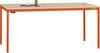 Manuflex LD1903.2001 ESD ESD pracovní stůl UNIDESK s kaučuk deska, roto range RAL 2001, Šxhxv = 1200 x 800 x 720-730 mm červenooranžová (RAL 2001)