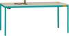 Manuflex LD1903.5021 ESD ESD pracovní stůl UNIDESK s kaučuk deska, vodní modrá RAL 5021, Šxhxv = 1200 x 800 x 720-730 mm vodní modrá