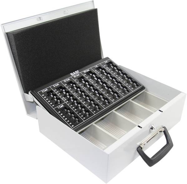 Basi 2100-0900 schránka na peníze (š x v x h) 355 x 105 x 275 mm šedá