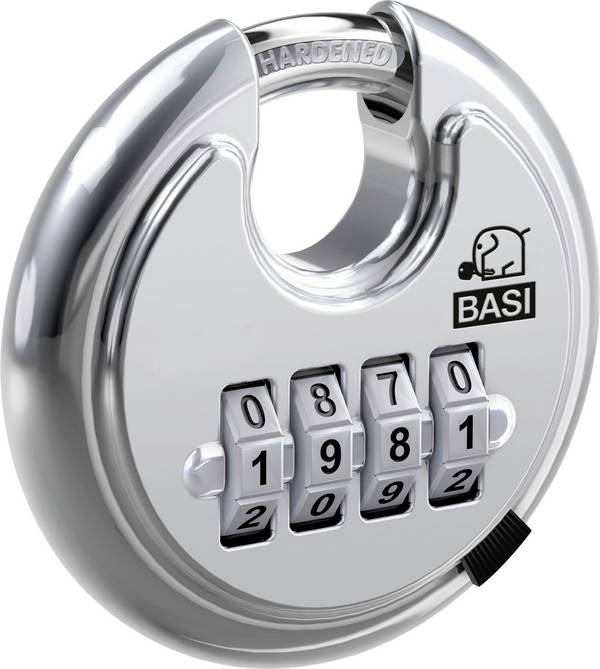 Basi 6100-7050 visací zámek na heslo, nerezová ocel