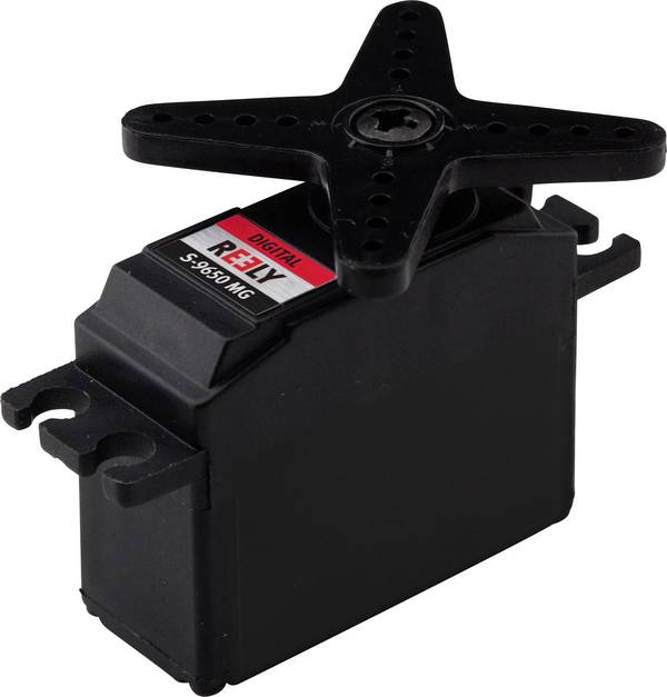 Reely midi servo S-9650 MG digitální servo Materiál převodovky: kov Zásuvný systém: zásuvka JR