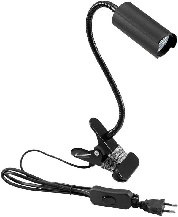 Eurolite KKL-7 41600552 LED lampička s klipem COB LED pevně vestavěné LED  7 W černá