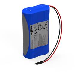 Akupack - sada nabíjacích batérií Li-Ion akumulátor 2 18650 s káblom Ansmann 2447-3030-03, 2600 mAh, 7.4 V