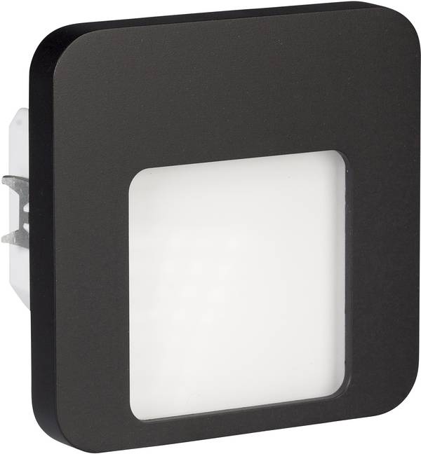 Zamel 01-221-62 Moza LED vestavné nástěnné svítidlo, LED, pevně vestavěné LED, 0.42 W, černá