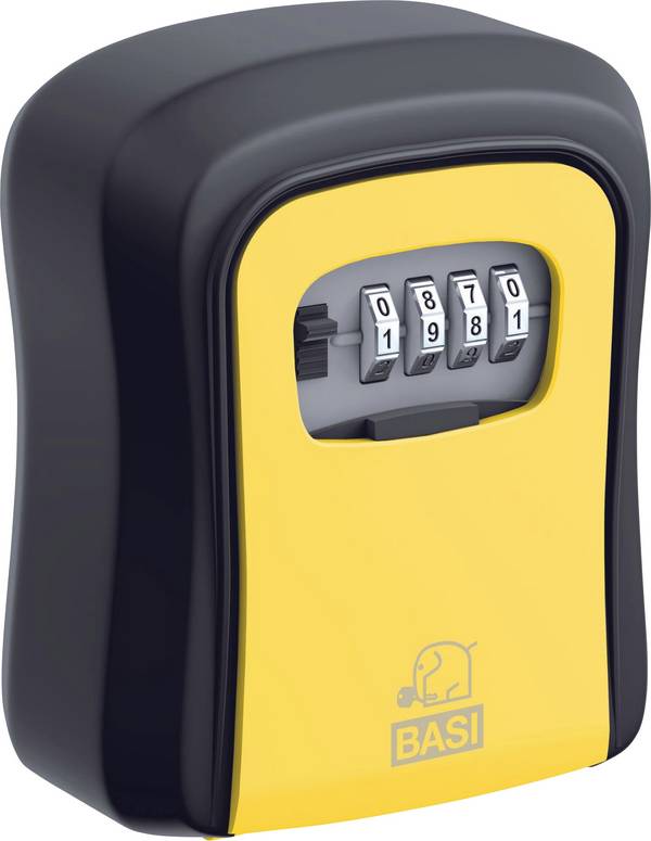 Basi 2101-0000-1116 SSZ 200 trezor na klíč  na heslo černá, žlutá