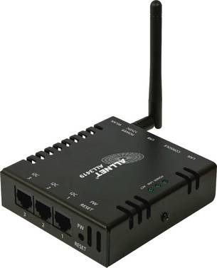 Allnet ALL3419 Wi-Fi USB server LAN (až 100 Mbit/s), RJ45 , USB 2.0