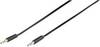 Vivanco 46130 jack audio kabel [1x jack zástrčka 3,5 mm - 1x jack zástrčka 3,5 mm] 0.30 m černá plochý