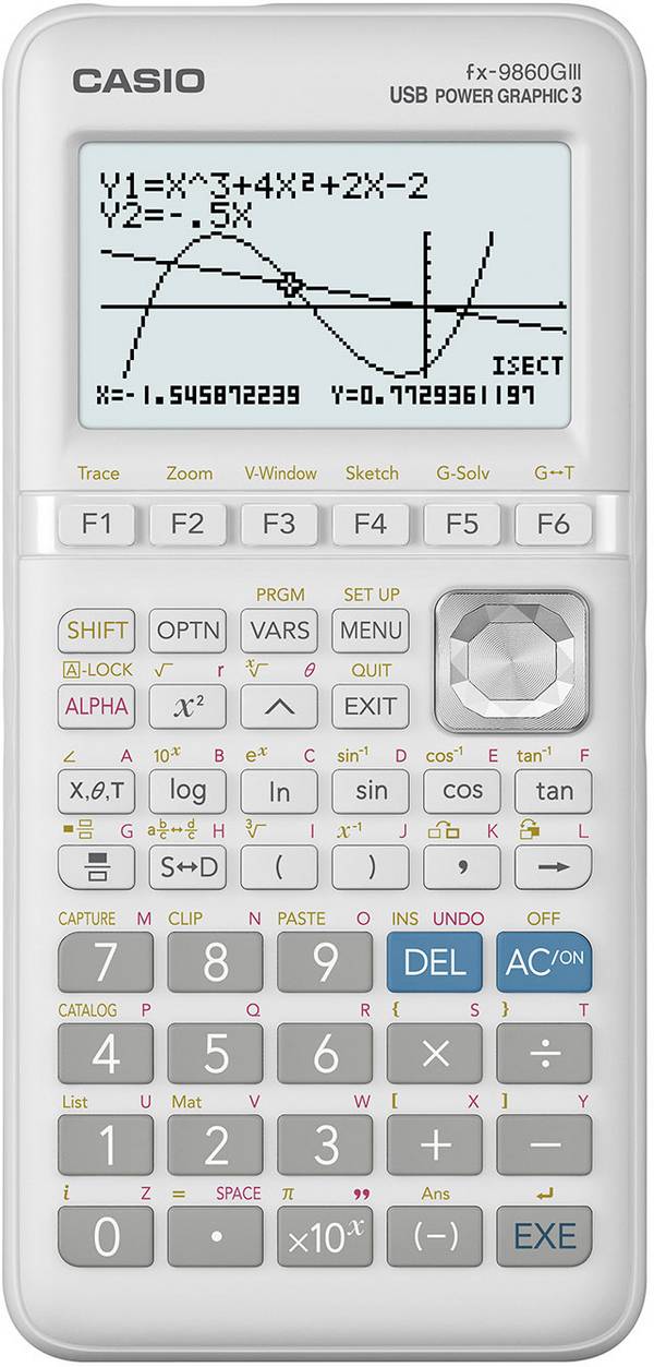 Casio FX-9860GIII  grafický počítač, displej (počet míst) 21, na baterii, černá, stříbrná
