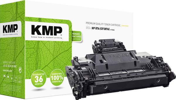 KMP Toner náhradní HP 87A, CF287A kompatibilní  černá 9000 Seiten H-T243A 2540,0000
