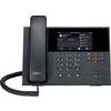 Systémový telefon, VoIP Auerswald COMfortel D-400 záznamník, handsfree, PoE, konektor na sluchátka dotykový barevný displej černá