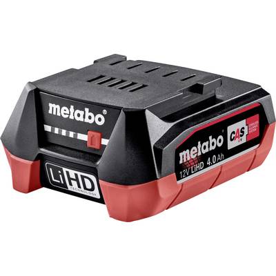 Metabo 12V LiHD 4.0 Ah nabíjecí bateriový paket s černým a červeným pouzdrem