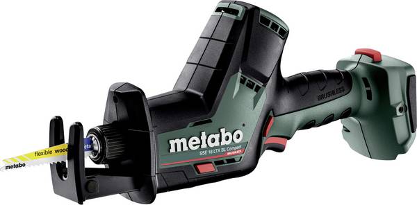 Metabo SSE 18 LTX BL Compact akumulátorová šavlová pila, bez akumulátoru, kufřík, 18 V, 602366840