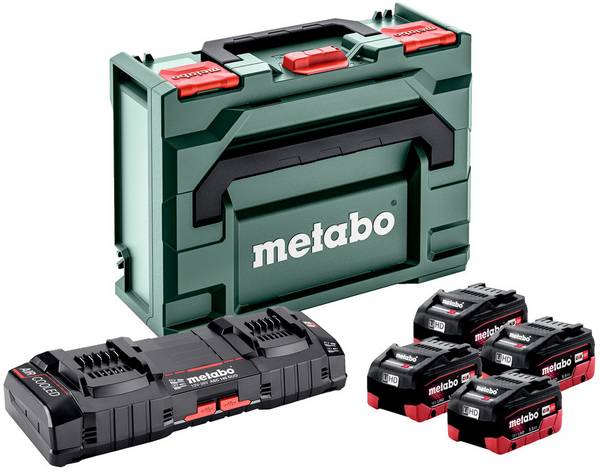 Metabo Basic-Set 4x LiHD 5.5Ah ASC 145 DUO nabíječka akupacků 685180000  vč. 4x aku , kufřík