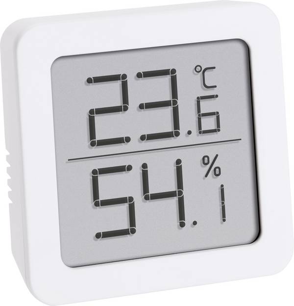 TFA Dostmann TFA - Thermo-Hygrometer - digital - weiß teploměr a vlhkoměr bílá 30.5051.02