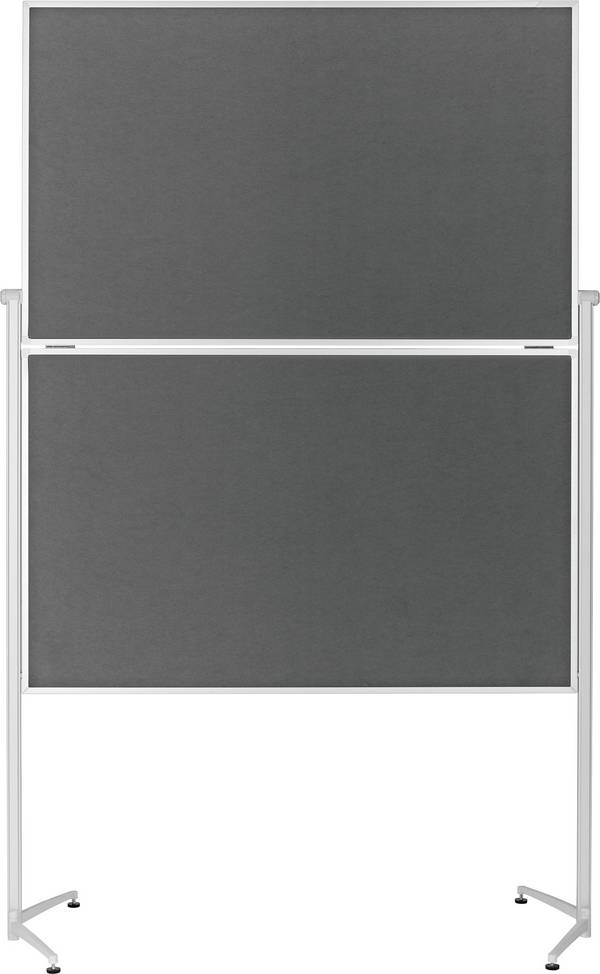 magnetoplan moderační tabule Evolution plus (d x š x v) 1530 x 1200 x 2100 mm plsť šedá skládací 1151301