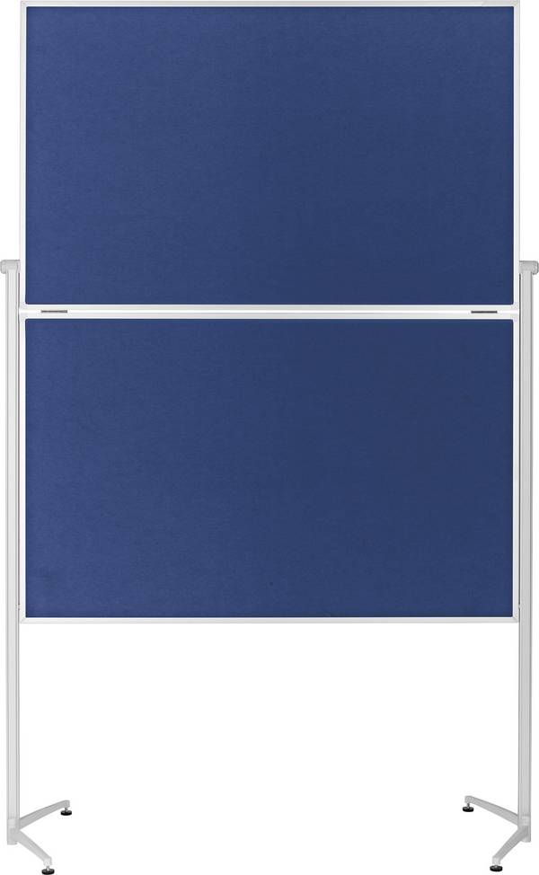magnetoplan moderační tabule Evolution plus (d x š x v) 1530 x 1200 x 2100 mm plsť modrá skládací 1151303