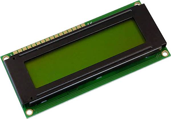 Display Elektronik LCD displej   žlutozelená  (š x v x h) 80 x 36 x 7.6 mm