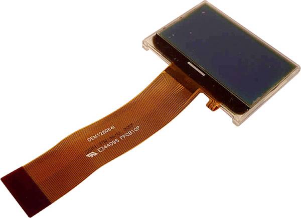 Display Elektronik LCD displej  bílá modrá 128 x 64 Pixel (š x v x h) 55.2 x 39.8 x 5 mm