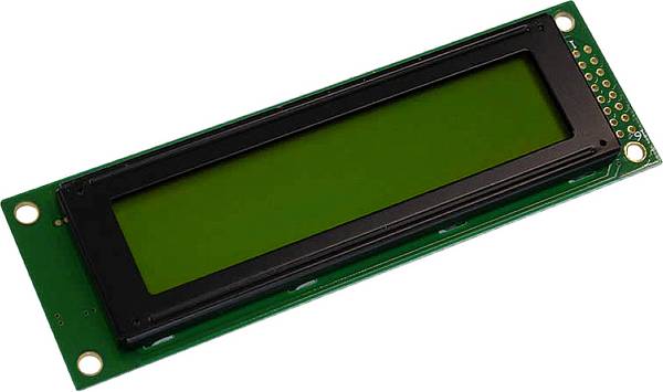 Display Elektronik LCD displej   žlutozelená  (š x v x h) 116 x 37 x 8.6 mm