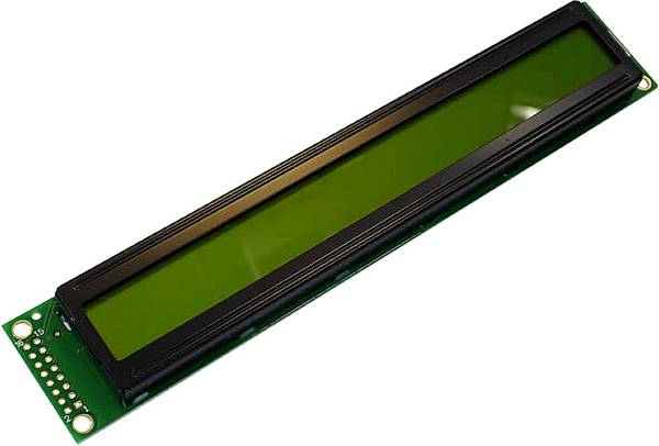 Display Elektronik LCD displej   žlutozelená  (š x v x h) 182 x 33.5 x 11.6 mm