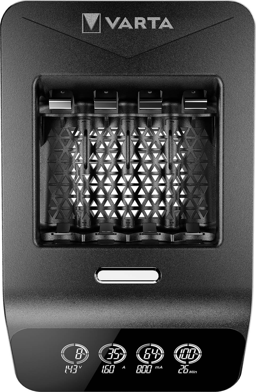 Varta LCD Ultra Fast Ch.+ 4x 56706 nabíječka akumulátorů NiMH AAA, AA-3